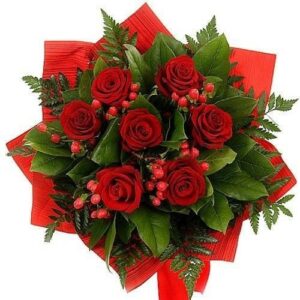Bouquet de roses rouges