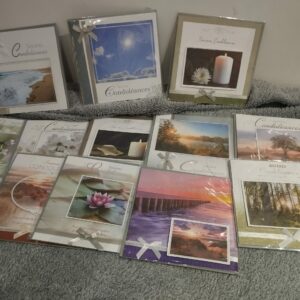 Carte message dernier adieu